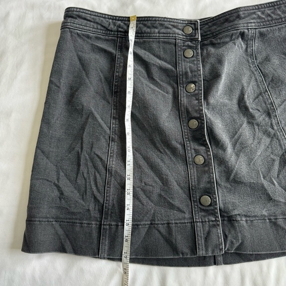 Madewell Button Front Mini Skirt - Picture 4 of 7